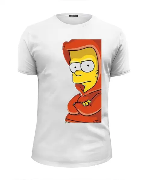 Заказать мужскую футболку в Москве. Футболка базовая Simpsons от Poolman - готовые дизайны и нанесение принтов.