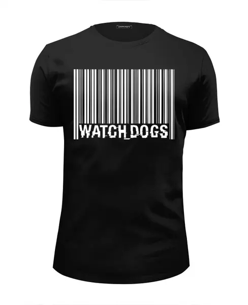 Заказать мужскую футболку в Москве. Футболка базовая Watch Dogs от balden - готовые дизайны и нанесение принтов.