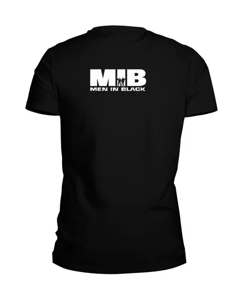 Заказать мужскую футболку в Москве. Футболка базовая Люди в чёрном от 8_optimus_8 - готовые дизайны и нанесение принтов.
