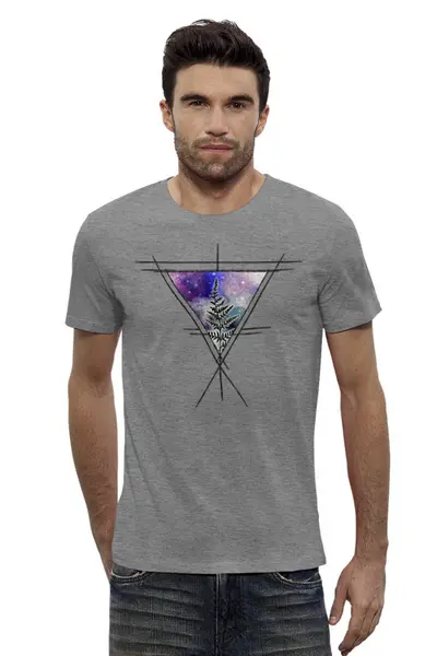 Заказать мужскую футболку в Москве. Футболка базовая Wicca Fern от oneredfoxstore@gmail.com - готовые дизайны и нанесение принтов.