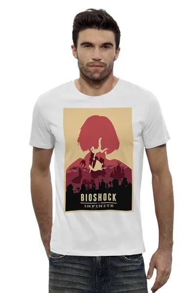 Заказать мужскую футболку в Москве. Футболка базовая Bioshock - Elizabeth от priceless - готовые дизайны и нанесение принтов.