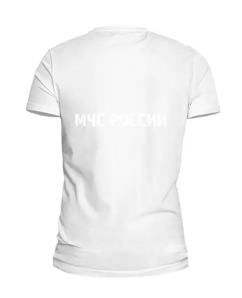 Заказать мужскую футболку в Москве. Футболка базовая МЧС России -  Emercom от all4proffy@yandex.ru - готовые дизайны и нанесение принтов.