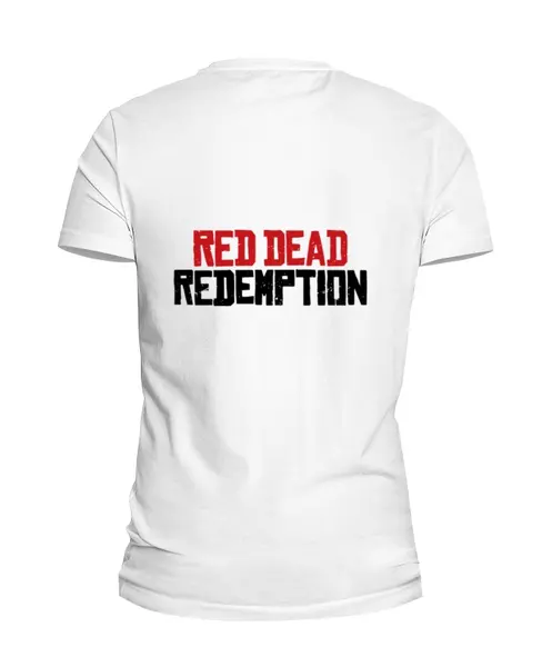 Заказать мужскую футболку в Москве. Футболка базовая Red Dead Redemtion game от Leichenwagen - готовые дизайны и нанесение принтов.