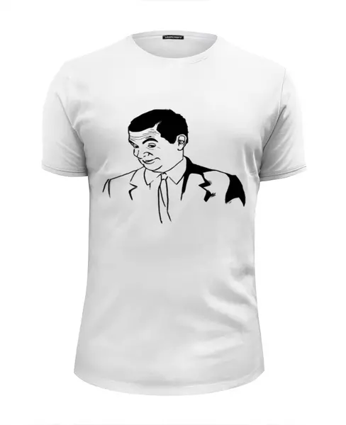 Заказать мужскую футболку в Москве. Футболка базовая Мем от alexunder - готовые дизайны и нанесение принтов.