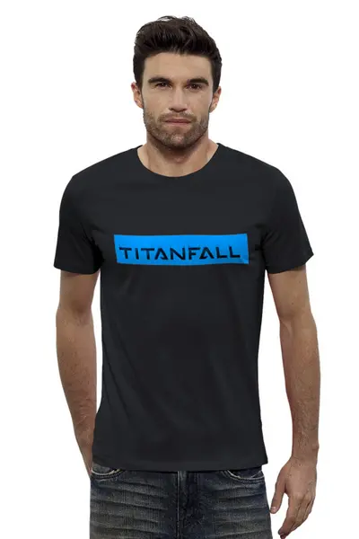 Заказать мужскую футболку в Москве. Футболка базовая Titanfall  от THE_NISE  - готовые дизайны и нанесение принтов.