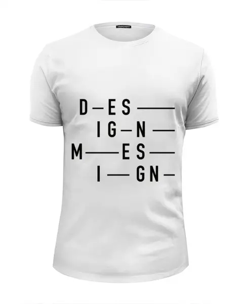 Заказать мужскую футболку в Москве. Футболка базовая D.M. Sequence #2 от DesignMesign  - готовые дизайны и нанесение принтов.