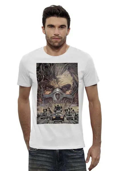 Заказать мужскую футболку в Москве. Футболка базовая Mad Max от priceless - готовые дизайны и нанесение принтов.