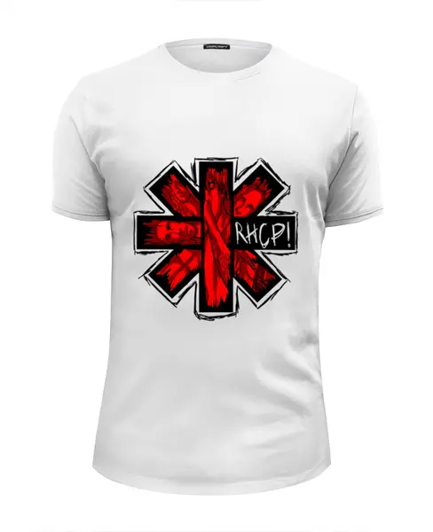 Заказать мужскую футболку в Москве. Футболка базовая Red Hot Chilli Peppers от Fedor - готовые дизайны и нанесение принтов.