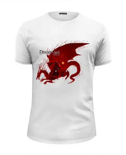 Заказать мужскую футболку в Москве. Футболка базовая DRAGON AGE от robus - готовые дизайны и нанесение принтов.