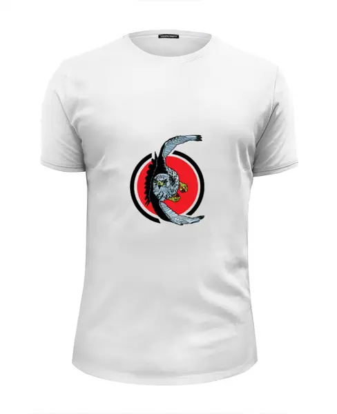 Заказать мужскую футболку в Москве. Футболка базовая Eagle от YellowCloverShop - готовые дизайны и нанесение принтов.