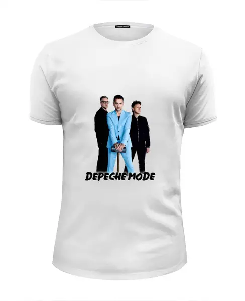 Заказать мужскую футболку в Москве. Футболка базовая Depeche Mode 2017 от Black Pimpf - готовые дизайны и нанесение принтов.