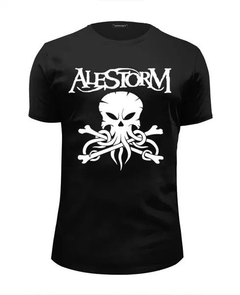 Заказать мужскую футболку в Москве. Футболка базовая Alestorm от geekbox - готовые дизайны и нанесение принтов.