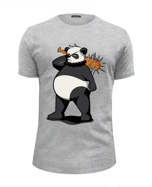 Заказать мужскую футболку в Москве. Футболка базовая Bad Panda   от T-shirt print  - готовые дизайны и нанесение принтов.