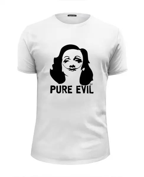 Заказать мужскую футболку в Москве. Футболка базовая Pure Evil от OEX design - готовые дизайны и нанесение принтов.