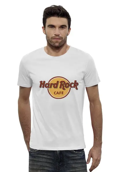 Заказать мужскую футболку в Москве. Футболка базовая Hard Rock от gent777 - готовые дизайны и нанесение принтов.