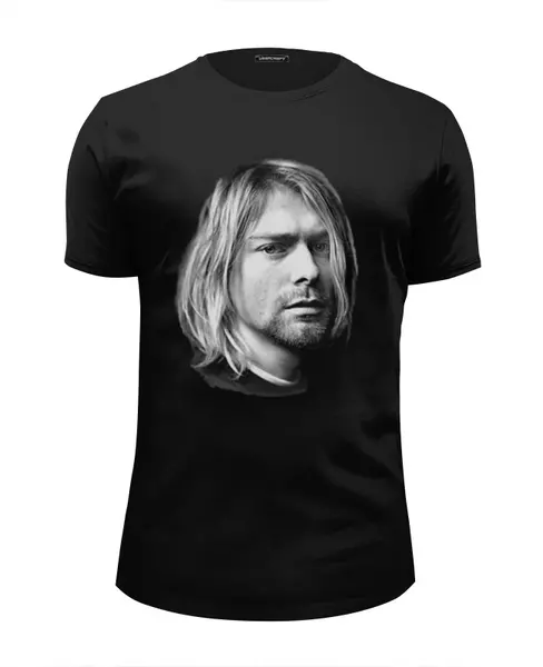Заказать мужскую футболку в Москве. Футболка базовая Kurt Cobain от rancid - готовые дизайны и нанесение принтов.