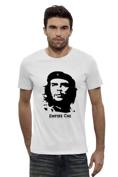 Заказать мужскую футболку в Москве. Футболка базовая Empire Che от Танюшка Черевкова - готовые дизайны и нанесение принтов.