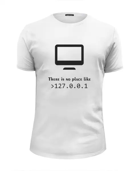 Заказать мужскую футболку в Москве. Футболка базовая Loopback от Илья Куранов - готовые дизайны и нанесение принтов.