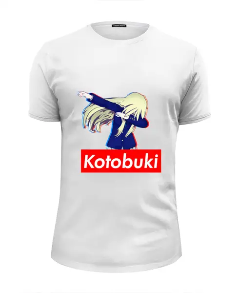 Заказать мужскую футболку в Москве. Футболка базовая K-on! от cherdantcev - готовые дизайны и нанесение принтов.