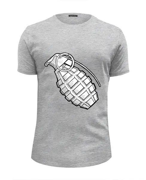 Заказать мужскую футболку в Москве. Футболка базовая Grenade от Leichenwagen - готовые дизайны и нанесение принтов.