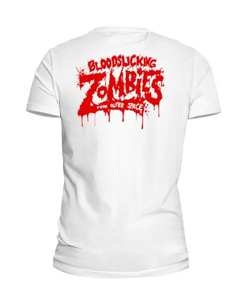 Заказать мужскую футболку в Москве. Футболка базовая Bloodsucking zombies from outer space от Leichenwagen - готовые дизайны и нанесение принтов.