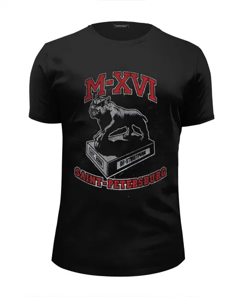 Заказать мужскую футболку в Москве. Футболка базовая M-XVI от Серега Шнайдер - готовые дизайны и нанесение принтов.