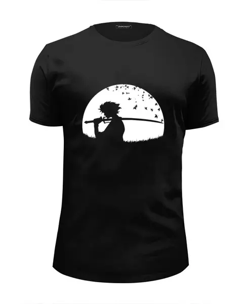 Заказать мужскую футболку в Москве. Футболка базовая Japan Samurai от skynatural - готовые дизайны и нанесение принтов.