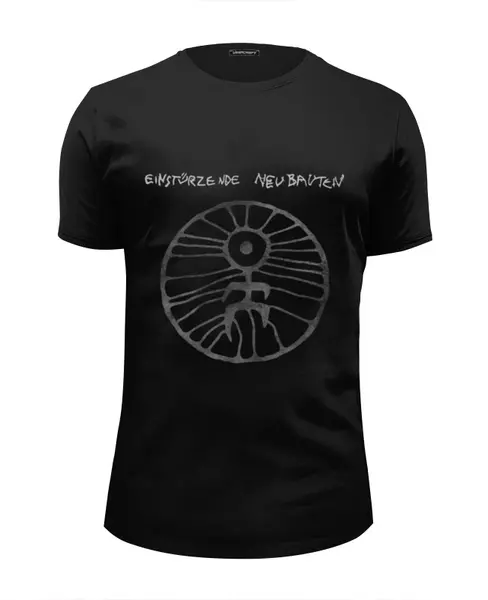 Заказать мужскую футболку в Москве. Футболка базовая Einstürzende Neubauten от OEX design - готовые дизайны и нанесение принтов.