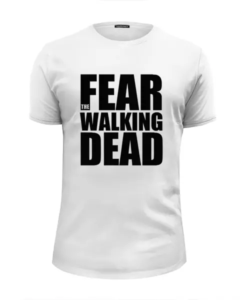 Заказать мужскую футболку в Москве. Футболка базовая Fear the Walking Dead от ivirn - готовые дизайны и нанесение принтов.