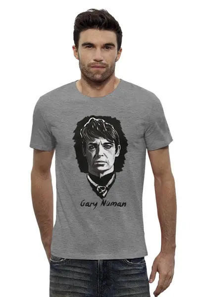 Заказать мужскую футболку в Москве. Футболка базовая Gary Numan от OEX design - готовые дизайны и нанесение принтов.