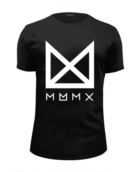 Заказать мужскую футболку в Москве. Футболка базовая Monsta X  от geekbox - готовые дизайны и нанесение принтов.