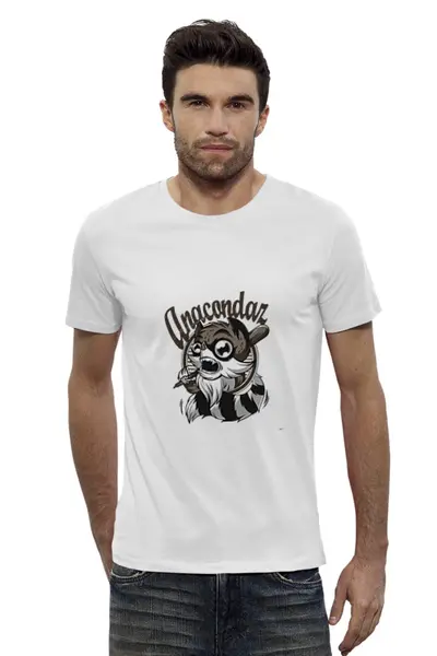 Заказать мужскую футболку в Москве. Футболка базовая Anakcondaz от T-shirt print  - готовые дизайны и нанесение принтов.