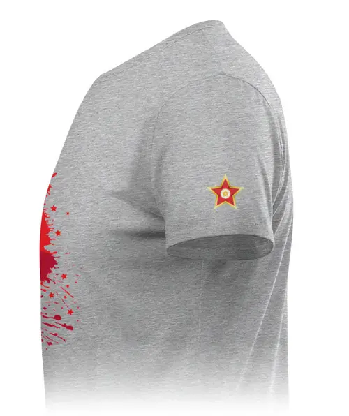 Заказать мужскую футболку в Москве. Футболка базовая 9 мая от IrinkaArt  - готовые дизайны и нанесение принтов.