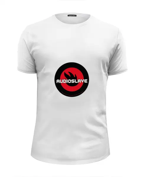 Заказать мужскую футболку в Москве. Футболка базовая Audioslave от Fedor - готовые дизайны и нанесение принтов.