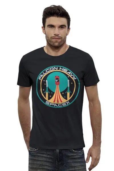 Заказать мужскую футболку в Москве. Футболка базовая Go to Mars от ISliM - готовые дизайны и нанесение принтов.