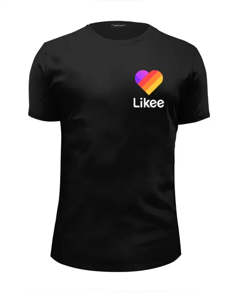 Заказать мужскую футболку в Москве. Футболка базовая Likee  от DESIGNER   - готовые дизайны и нанесение принтов.