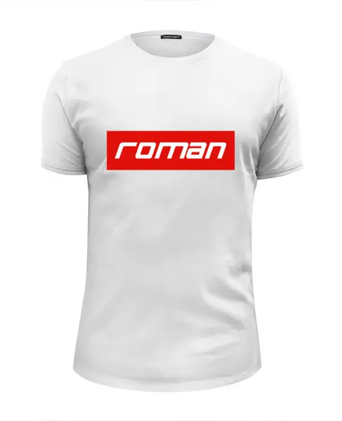 Заказать мужскую футболку в Москве. Футболка базовая Roman от THE_NISE  - готовые дизайны и нанесение принтов.