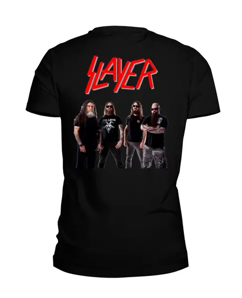 Заказать мужскую футболку в Москве. Футболка базовая Slayer Repentless 2015 от Илья - готовые дизайны и нанесение принтов.