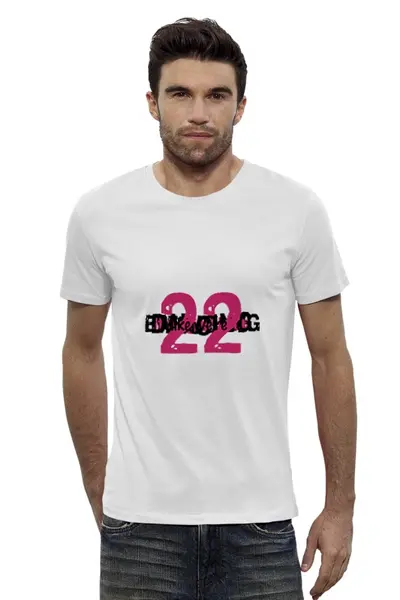 Заказать мужскую футболку в Москве. Футболка базовая Taylor Swift 22 от djnataliya - готовые дизайны и нанесение принтов.