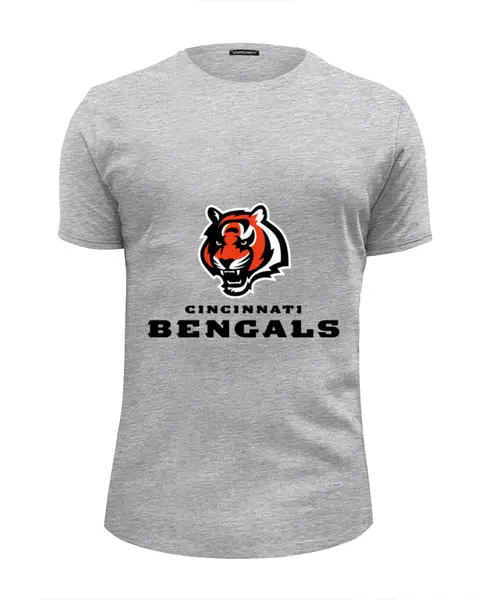 Заказать мужскую футболку в Москве. Футболка базовая Cincinnati Bengals от dobryidesign - готовые дизайны и нанесение принтов.