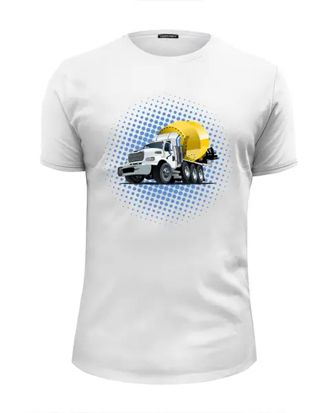 Заказать мужскую футболку в Москве. Футболка базовая Monster Truck от balden - готовые дизайны и нанесение принтов.