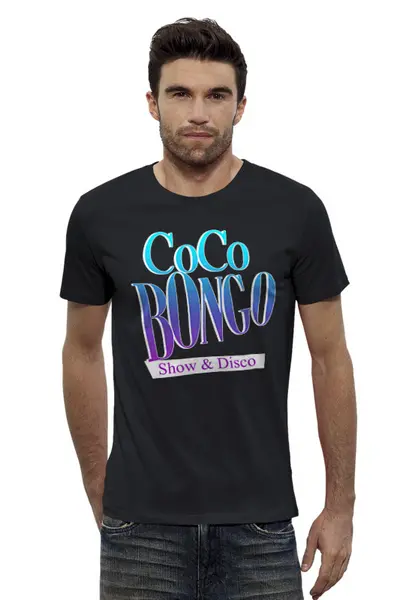 Заказать мужскую футболку в Москве. Футболка базовая Coco Bongo Show & Disco от balden - готовые дизайны и нанесение принтов.