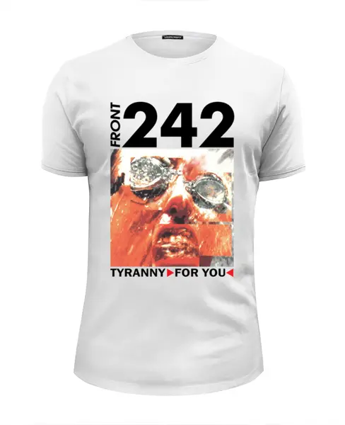 Заказать мужскую футболку в Москве. Футболка базовая Front 242 / Tyranny ▷ For You ◁ от OEX design - готовые дизайны и нанесение принтов.