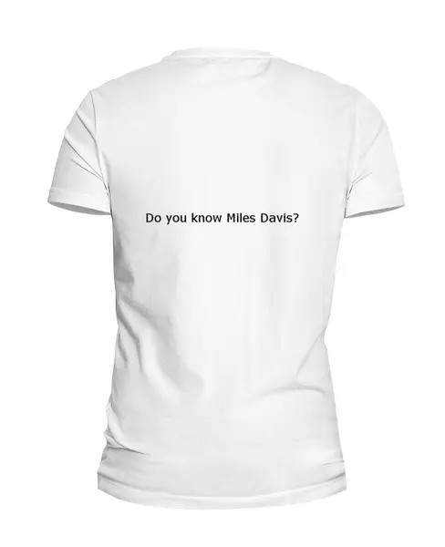 Заказать мужскую футболку в Москве. Футболка базовая Miles Davis от ermolenkoyuriart@gmail.com - готовые дизайны и нанесение принтов.
