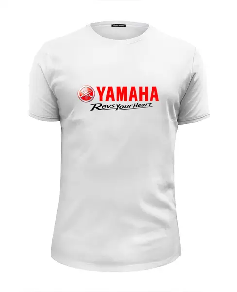Заказать мужскую футболку в Москве. Футболка базовая Yamaha от THE_NISE  - готовые дизайны и нанесение принтов.