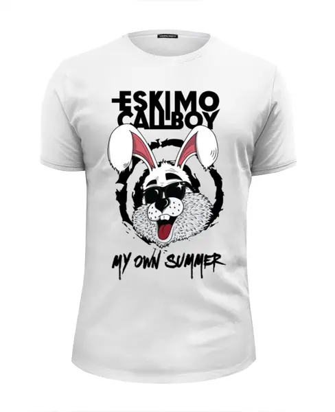 Заказать мужскую футболку в Москве. Футболка базовая Eskimo Callboy - My Own Summer от madfive5 - готовые дизайны и нанесение принтов.