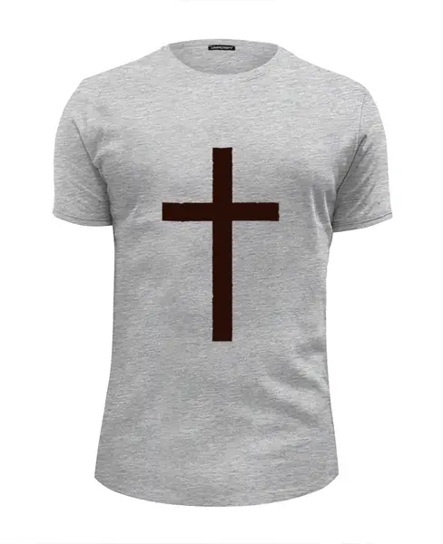 Крест на футболке