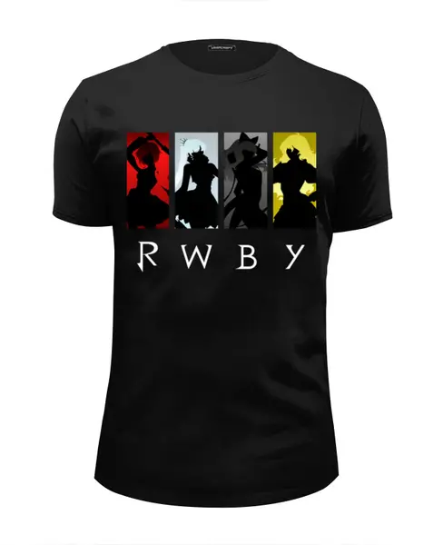 Заказать мужскую футболку в Москве. Футболка базовая RWBY  от geekbox - готовые дизайны и нанесение принтов.