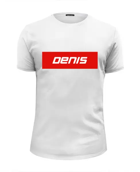Заказать мужскую футболку в Москве. Футболка базовая Denis от THE_NISE  - готовые дизайны и нанесение принтов.