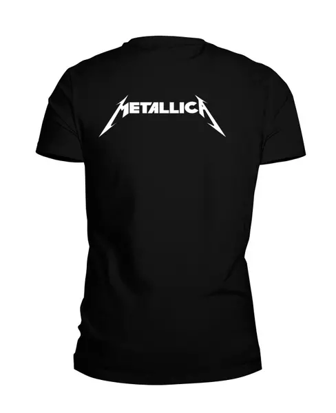 Заказать мужскую футболку в Москве. Футболка базовая Metallica7 от penno4ka - готовые дизайны и нанесение принтов.